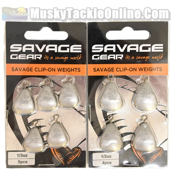 Savage Gear Clip-On Weights - Musky Tackle Online